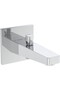 صنبور Artema Root Square A43131 مع صنبور دش يدوي، كروم