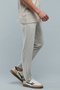 Solid Slim Fit Pants with Button Closure - 3