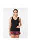 Women's Cotton Ornament Lace Thick Strap Tank Top and Shorts 2-Piece Set Bb2354 - 2