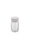 2-Piece Premium Striped Salt Shaker Glass Spice Container Set - Practical Salt Shaker with Lid Bpa Free 2X 100ml - 3