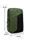 Water-Repellent Features, S Faux Leather 15.6″ Laptop Backpack Bag I - 3