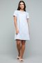Floral Print Nightdress with Crew Neck and Short Sleeves - 3