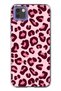 Huawei Y5P Compatible Pink Transparent Phone Case Pack of Leopard Printed