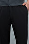 Solid Slim Fit Pants with Button Closure - 6