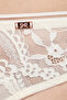 Women's Cream Lace Detail Thong - 6