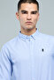 Striped Shirt with Button-Down Collar and Long Sleeves - 5