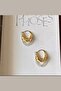 Women's Earrings Multiple Chain Detail Non-Tarnish Hoop Earrings