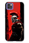 Huawei Y5P Compatible Warrior Sparta Patterned Transparent Phone Case