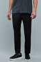 Solid Slim Fit Pants with Button Closure
