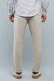 Solid Slim Fit Pants with Button Closure - 5
