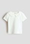 Collared ribbed top