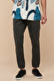 Solid Jogger Pants with Drawstring Waist