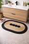 4-Ring Oval Mat Made of Jute Rope, Handmade, for Front of Door, in Front of Sink Bath Mat - 2