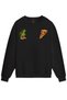 Urban Ninja Turtle Pizza Printed Hooded Hoodie