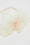 Girl's Ivory Bow Headband - 4