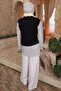 Black Sleeve and Skirt Shirt Paneled Modal Sweat - 4