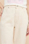 Solid Flared Jeans with Button Closure - 5