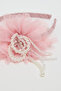 Girl's Dusty Pink Flower Headband - 3