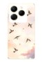 Infinix Hot 40I Compatible Flying Bird Patterned Transparent Phone Case