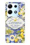 Infinix Note 30 Compatible Lemon Patterned Transparent Phone Case