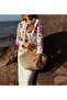 Design Colorful Embroidered White Jacket