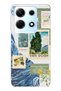Infinix Note 30 Compatible Van Gogh Patterned Transparent Phone Case