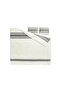 Double Duvet Cover Sets, White-Dark Gray, 240X220/50X60 cm - 3