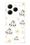 Infinix Hot 40I Compatible Cherry Skull Patterned Transparent Phone Case