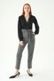 Anthracite Double Button Belted Trousers 8407A - 2