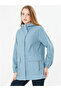 Women's Hooded Adjustable Waist Unlined Raincoat - 4