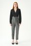 Anthracite Double Button Belted Trousers 8407A - 7