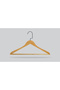 Wooden (Lama Black Hook) Bar Hanger for Shirts and Trousers, Natural Color, 8 Pieces - 2