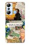 حافظة هاتف شفافة متوافقة مع هاتف Infinix Hot 20i من Van Gogh Collage منقوش