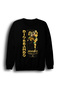 Jojo's Bizarre Adventure Dio Brando - Anime Printed Unisex 100% Cotton Crew Neck Black Sweatshirt
