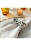 6-Piece Divani Design Wooden Napkin Holder with Bon Appetit Writing - Islamic Home Tableware Decoration - 4