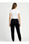 Women's Black Drawstring Waist Velvet Jogger Pants Sweatpants Nj109 - 3