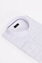 Men's Big Size Large Size Long Sleeve 100% Cotton Linen Texture Single Pocketed White Buttoned Collar Shirt