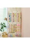 2-Tier Stylish Felt Hair Accessory Organizer Bag -Wall Mount Storage for Hairpins & More