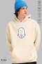 Unisex Hoodie Long Sleeve Virgo Virgo Printed Hooded Brushed Inside Oversized 100% Cotton Combed Cotton Sweatshirt