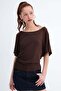 Kayık Yaka Basic T-Shirt P4533