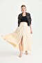 Silk Mixed Material Embroidered Jacket - 2