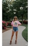Digital Printed Oversize Crop