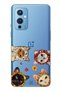 حافظة هاتف شفافة متوافقة مع One Plus 9 Cute Cats منقوش