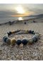 8 mm Yellow Tiger Eye Stone Men's Women's Natural Stone Bracelet a Quality - 3