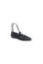 650 Women's Black Patent Leather Buckled Ballet Flats Shoes - 2