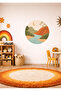 Nature Scenery Children's Room Wall Sticker Set in Soft Pastel Colors - 5