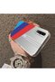 Samsung Galaxy A50 Compatible Silicone Edge Hard Back Anti-Fall Case Bmw Patterned - 3