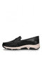 D26Ya-3565 Women's Genuine Leather Casual Shoes Black - 3