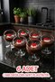 Vionelle Sweet & Magnolia Mica Presentation Cups Set of 6 - Presentation Bowl (Not Glass/Hard Plastic)