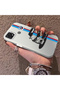 Oppo A15S Compatible Bmw Patterned Silicone Edge Hard Back Anti-Fall Phone Case - 2